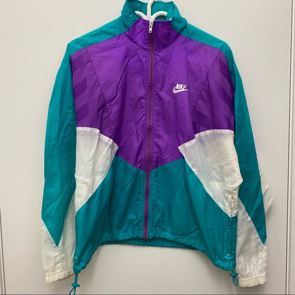 Nike Other - Retro Nike Collared Colour-Block Windbreaker // Veste Coupe-Vent à Col